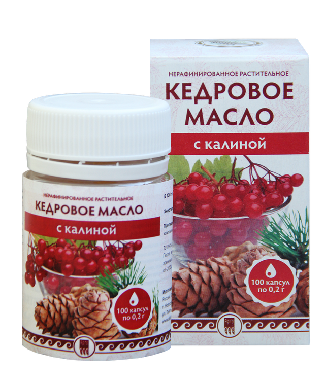 Кедровое масло с витамином Е