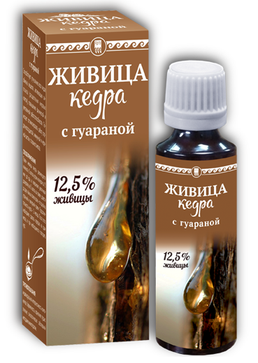 Живица кедра с гуараной